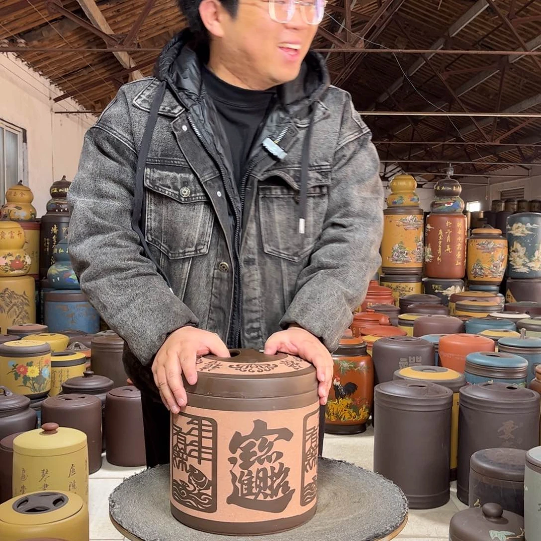 紫砂茶叶罐茶叶罐