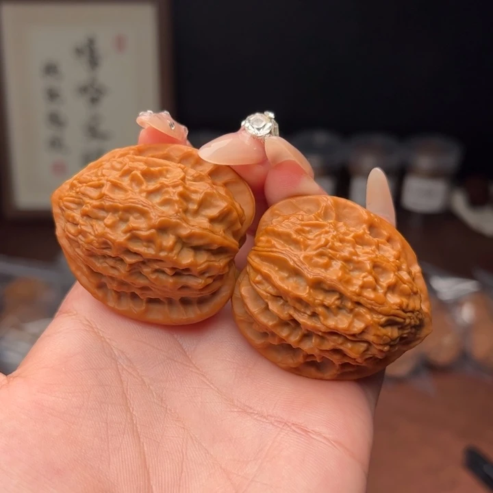 吊坠文玩核桃金牛全品38