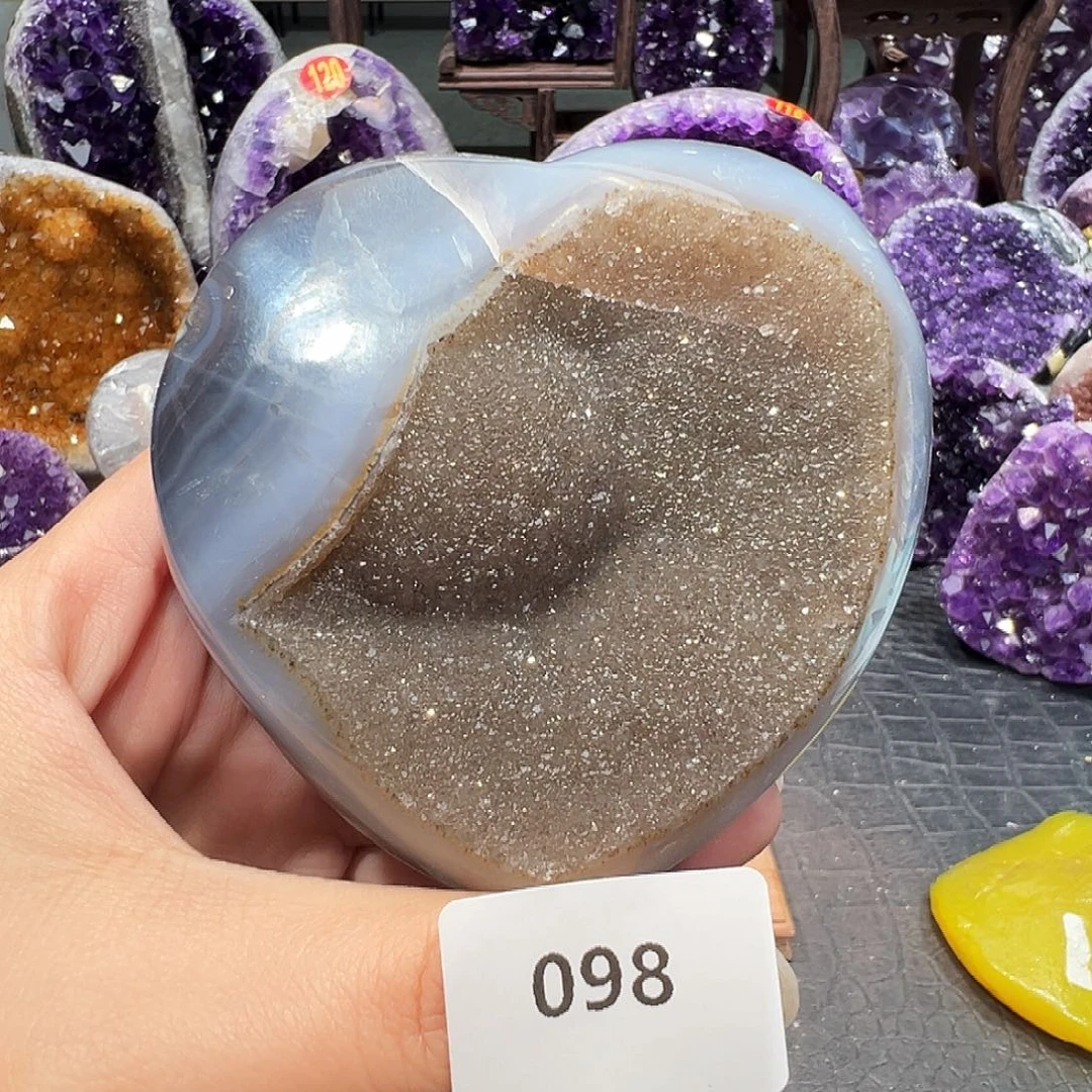 珠宝半成品未镶嵌紫晶