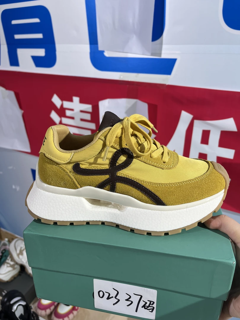023 37码时尚休闲鞋百搭厚底网面休闲鞋