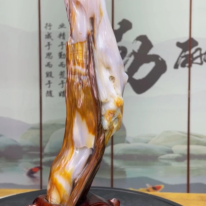 硅化玉未镶嵌珠宝奇石高33