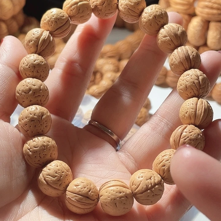 吊坠桃核桃核手串野生15