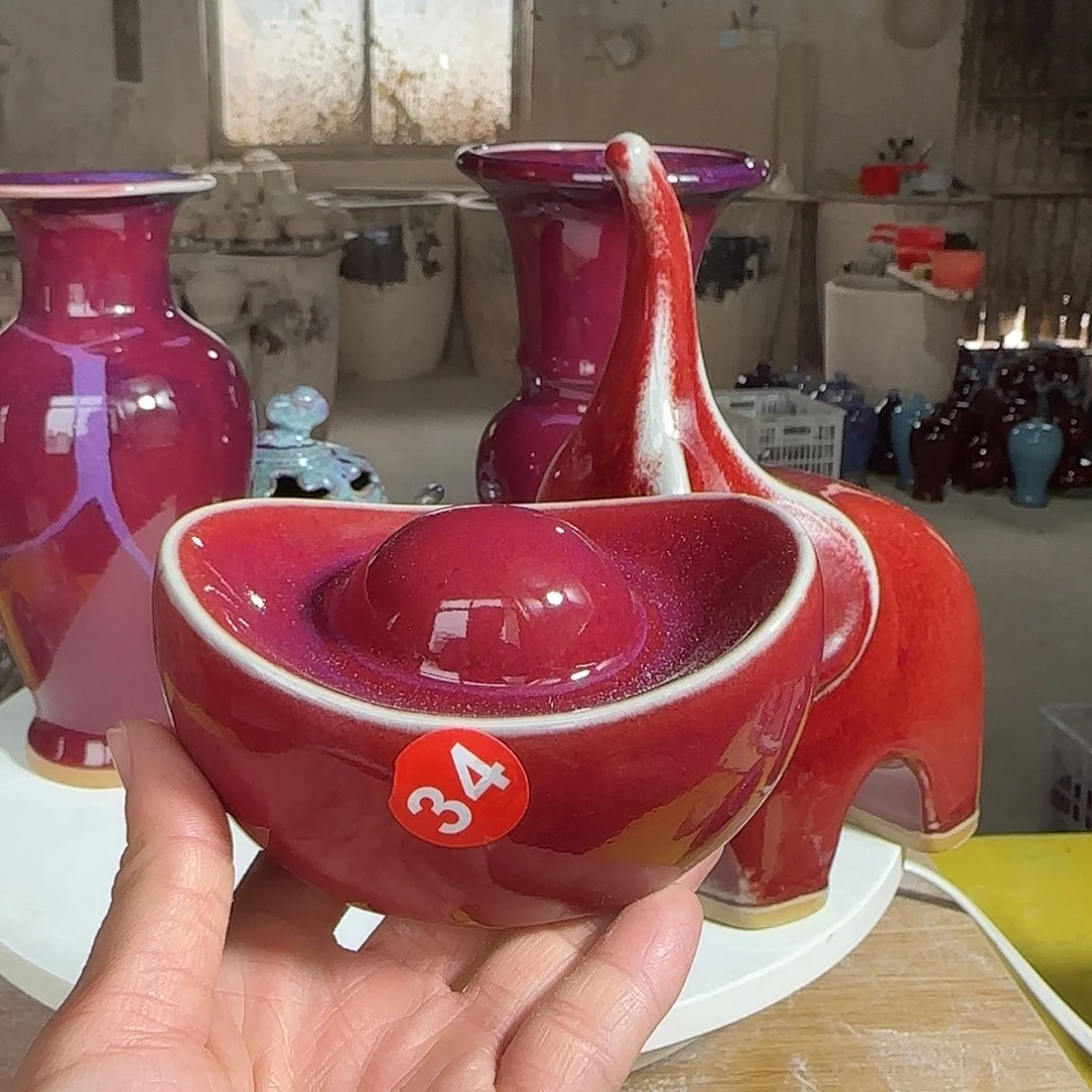 陶摆件郑家钧瓷摆件