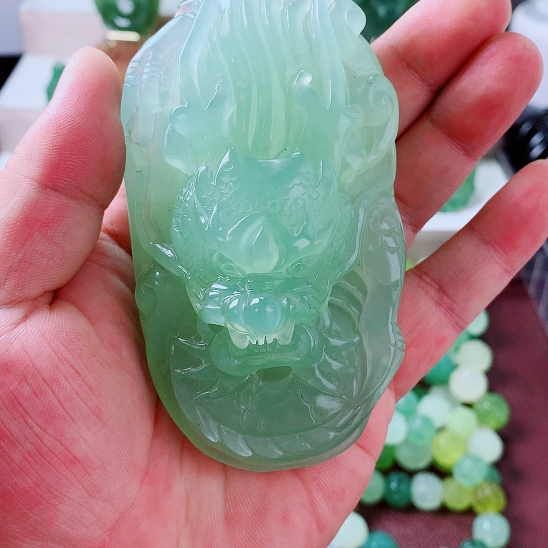 蛇纹石玉未镶嵌手把