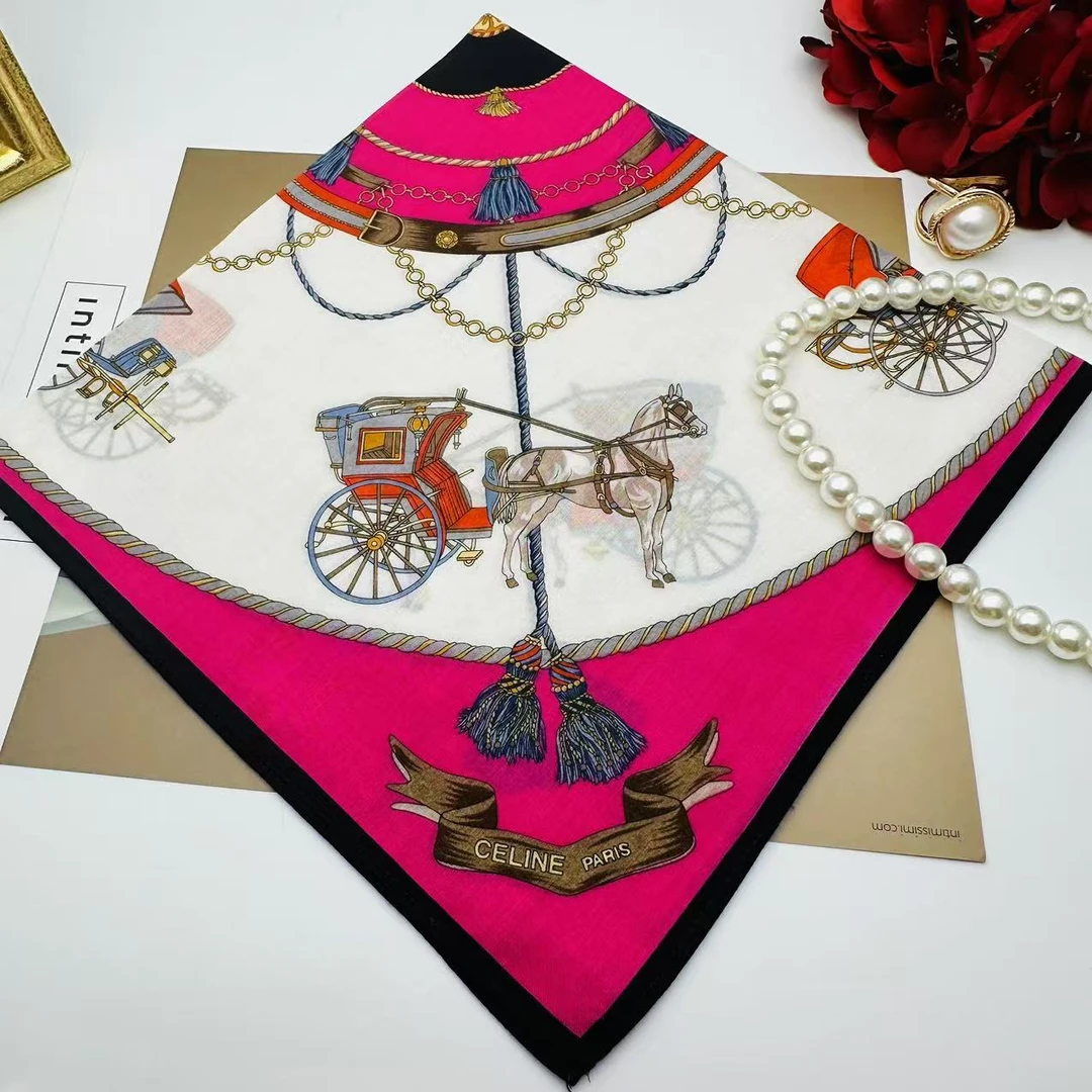99新 Celine/思琳 海囤 思琳 丝巾/yy03860