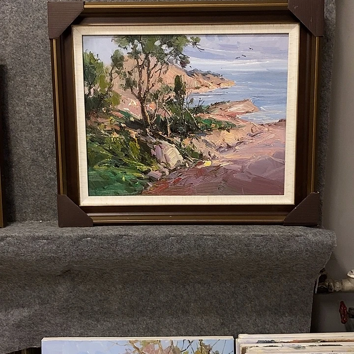 油画带外框画芯尺寸50x40cm