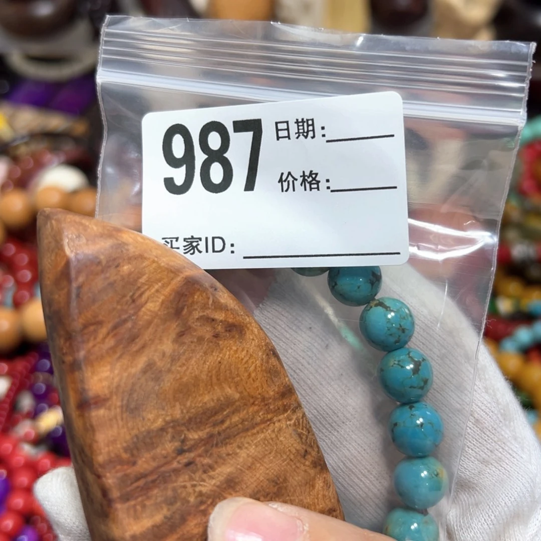 非洲檀香无事牌10单圈手串