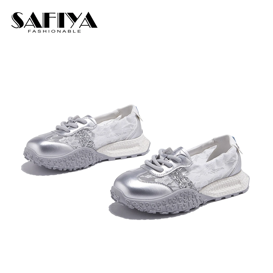 索菲娅Safiya2025夏季新款舒适透气时尚百搭休闲女鞋SFD2112C03