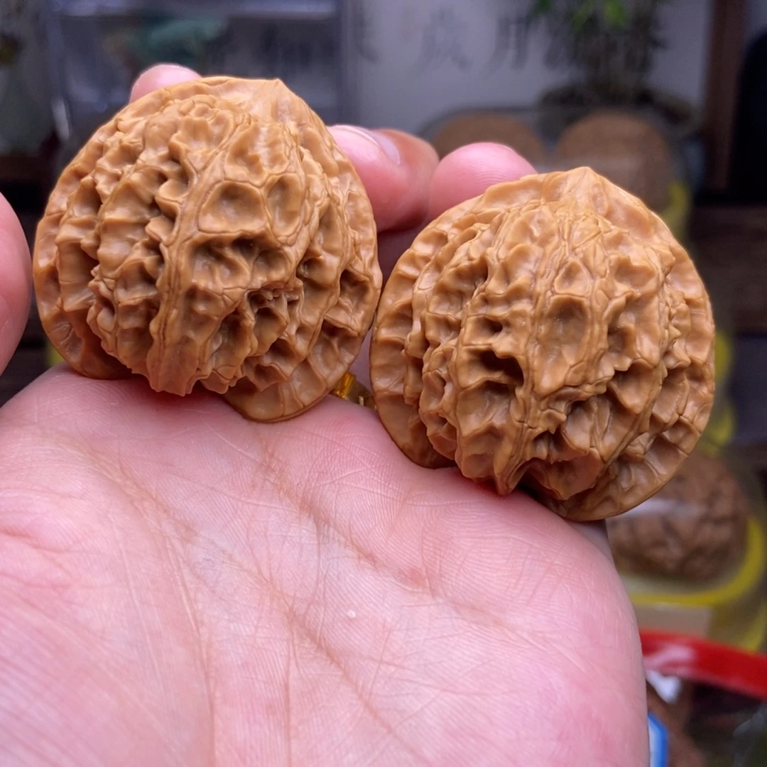 文玩核桃吊坠42尺苹果园原装老树无药一代