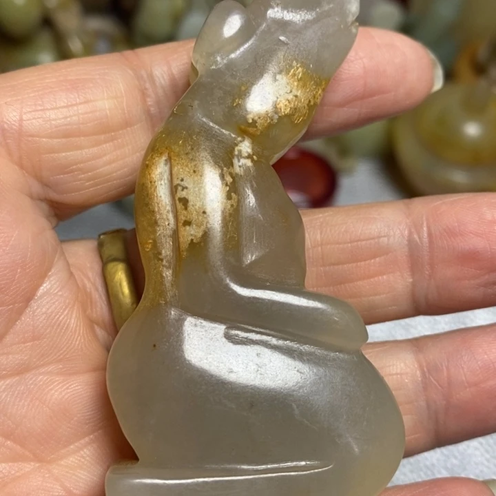 和田玉（糖玉）颈饰未镶嵌