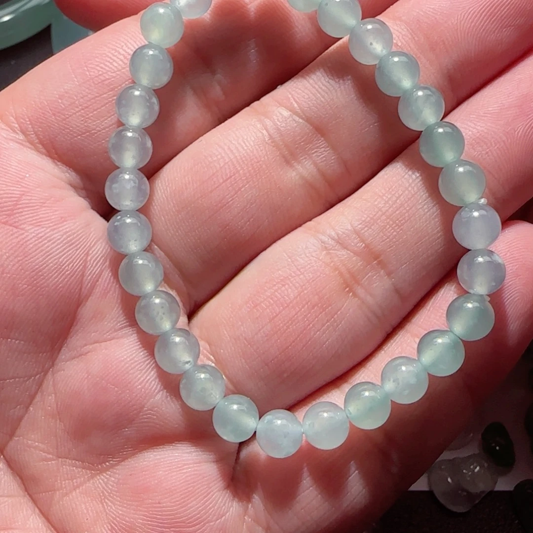 定制翡翠未镶嵌天然翡翠手串
