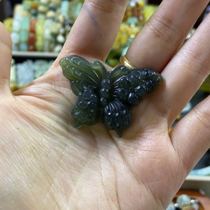 蛇纹石玉配件未镶嵌