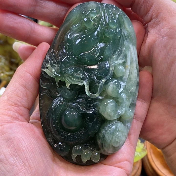蛇纹石玉未镶嵌手把