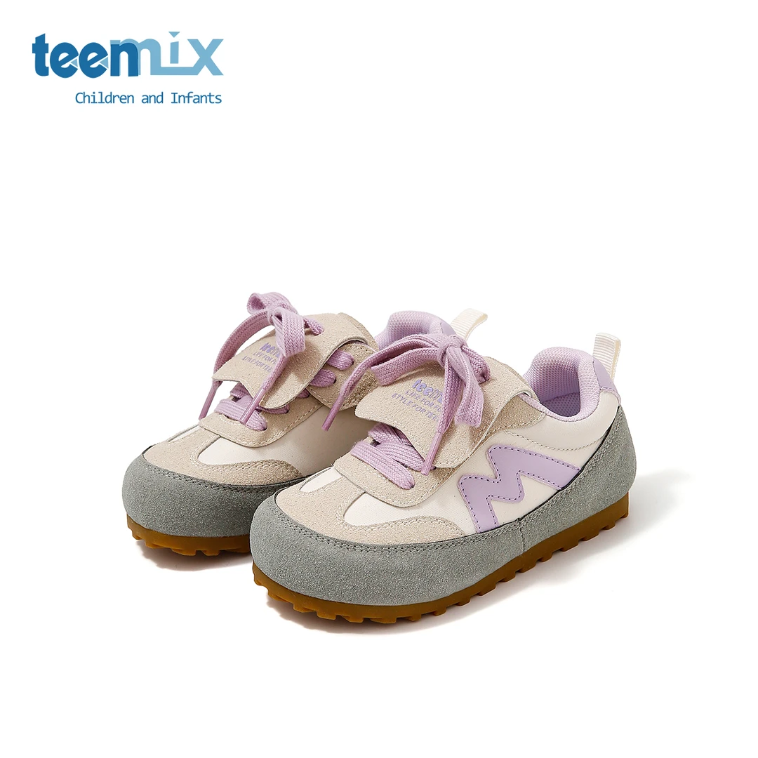Teenmix/天美意运动鞋中大童软底女秋季韩版休闲鞋透气板鞋帆布鞋