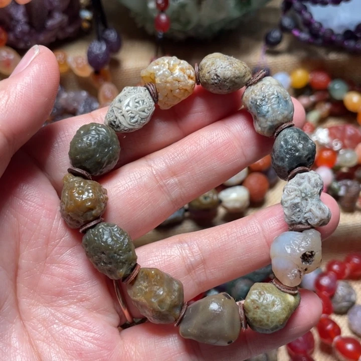 玛瑙/玉髓未镶嵌手链