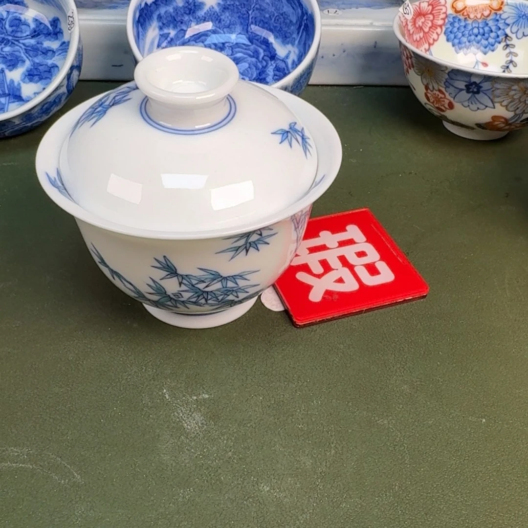 瓷景德镇纯手绘茶具圆圆277