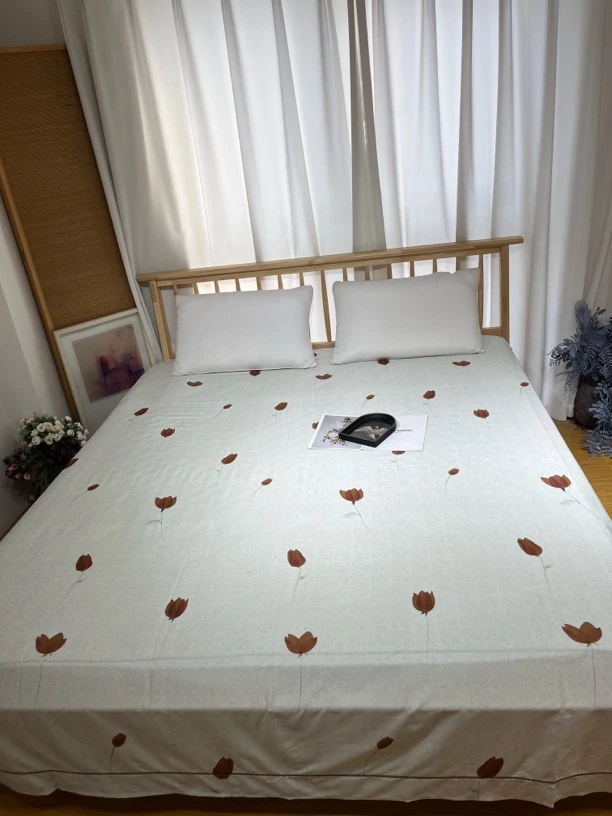 百支彩缎印花床单245*250微瑕～F839