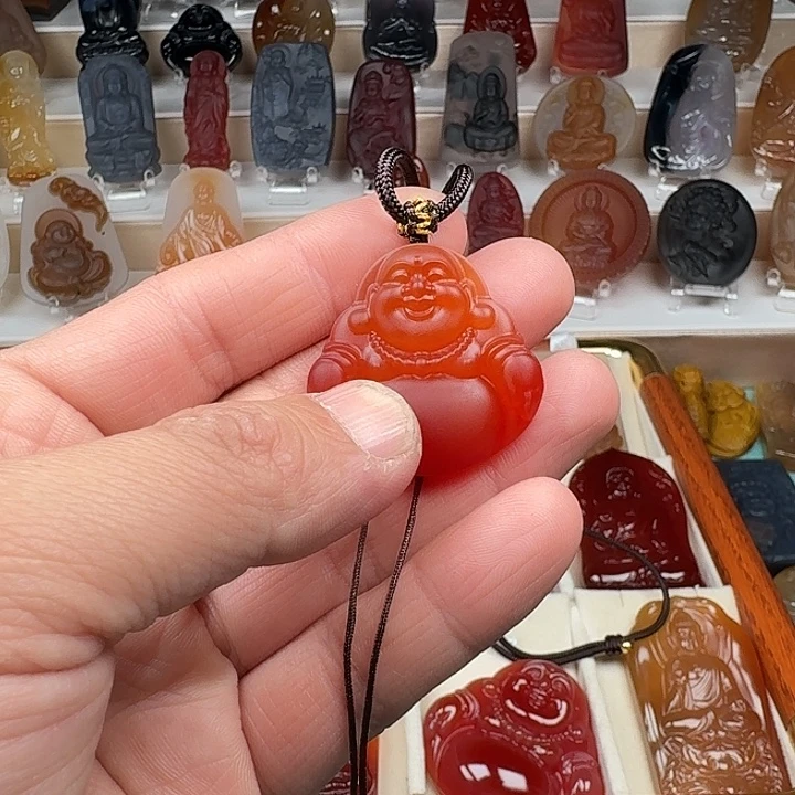 ℳ***ℳ玛瑙/玉髓未镶嵌颈饰