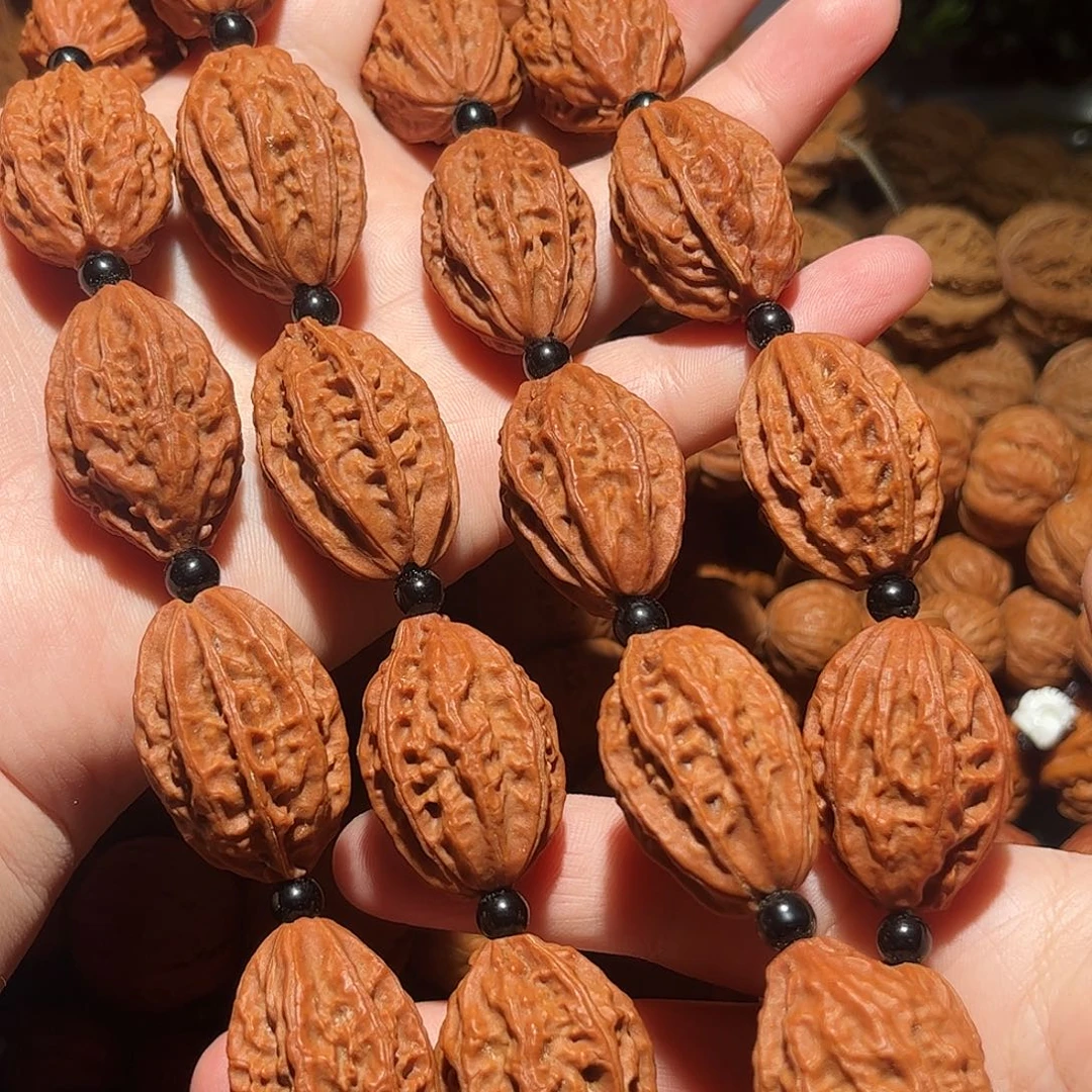 手串文玩核桃柳叶八棱脖挂