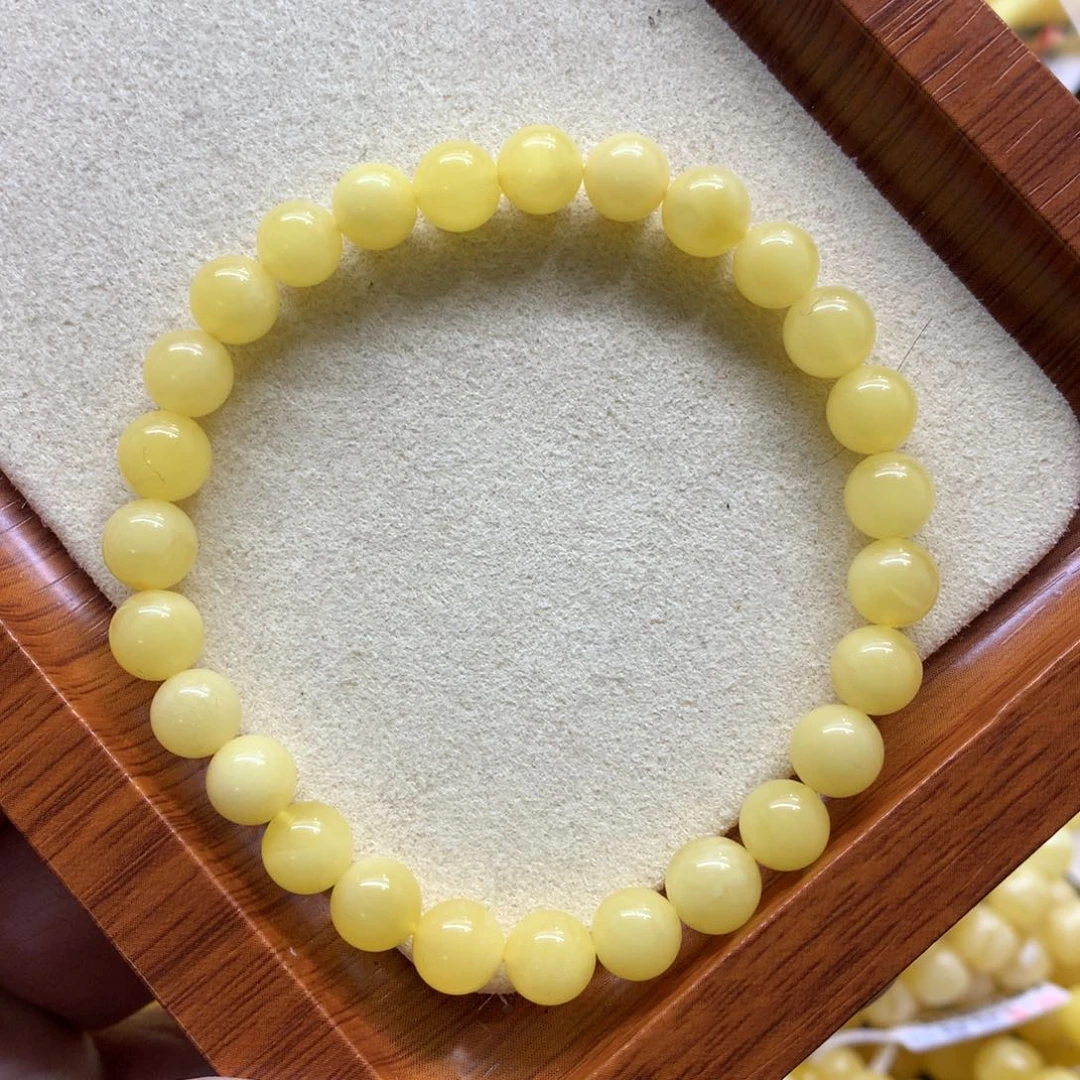 蜜蜡手链未镶嵌H***Y蜜蜡