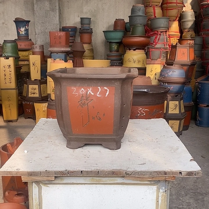 紫砂花盆紫砂花盆盆栽花卉苗木