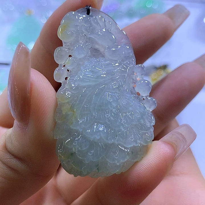 翡翠未镶嵌颈饰天然翡翠A货吊坠