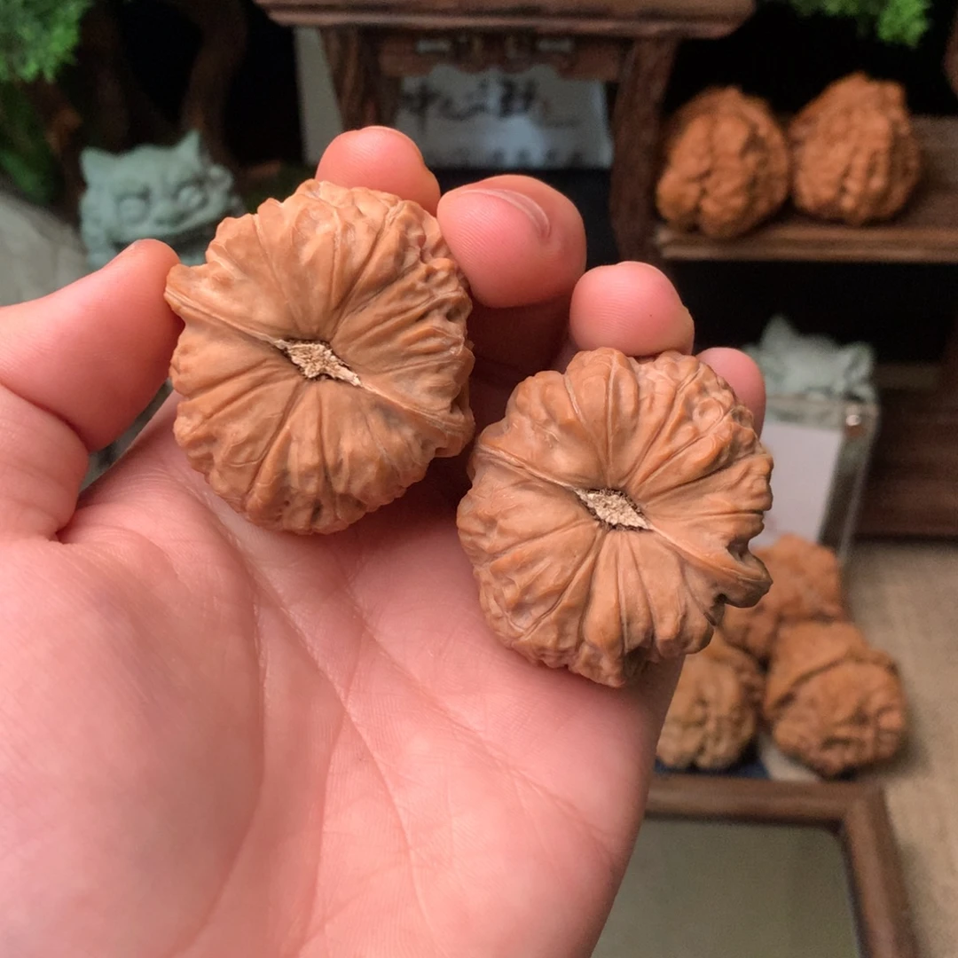 把件文玩核桃44尺寸全品南瓜墩