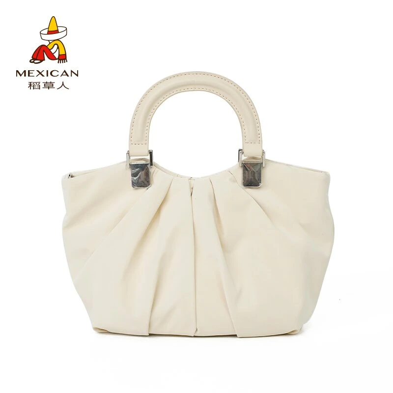 稻草人2025新款百搭高级单肩斜跨手拎包包