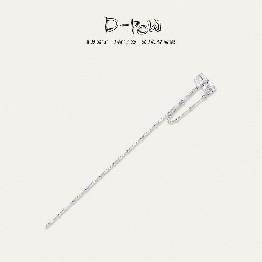 灯小炮 925银耳饰 【星环】轨道耳骨夹（9387）手工精致精美复古百搭