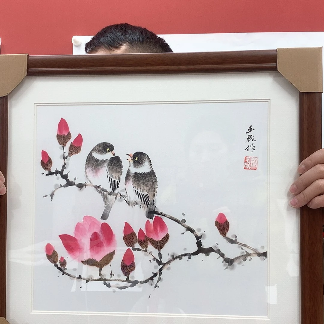 国画临*国画作品欣赏斗方连框带货不退换