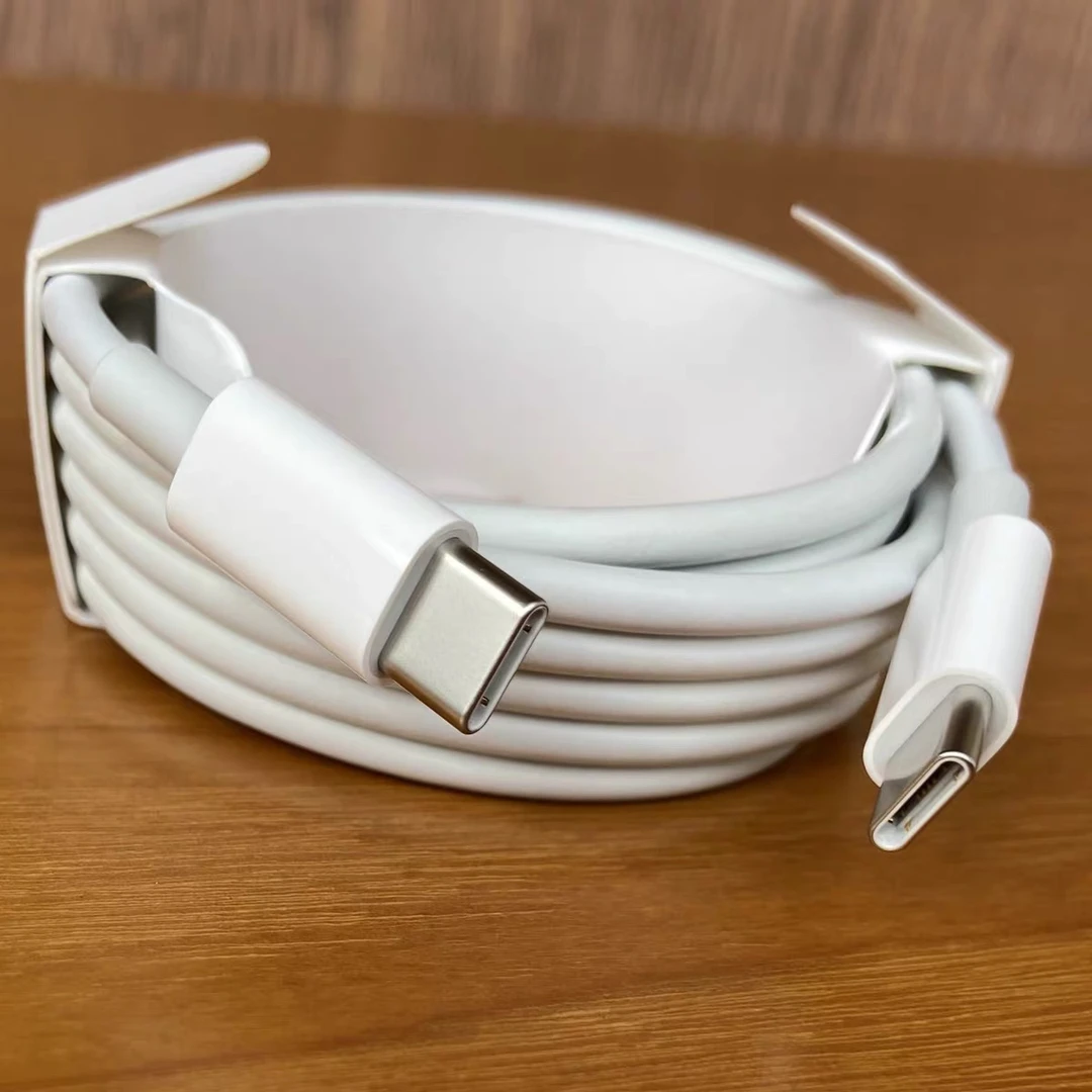 95新 Apple/苹果 原装2米C-C皮线（非编织）手机笔记本通用100瓦