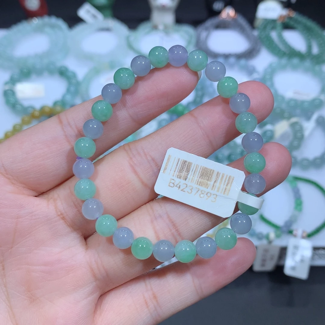未镶嵌手串翡翠天然
