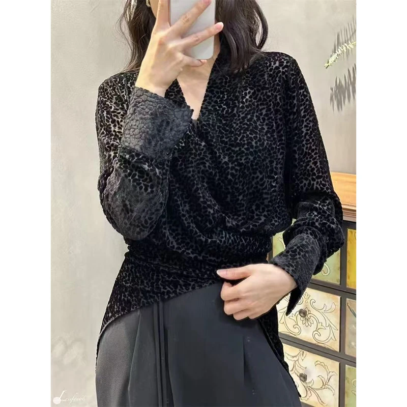 LMY 恩妮雅家豹纹衬衫 #6762