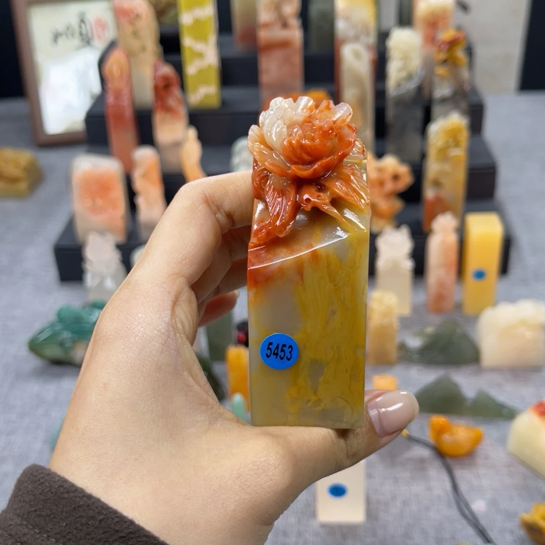 悟***空印石寿山石5453。