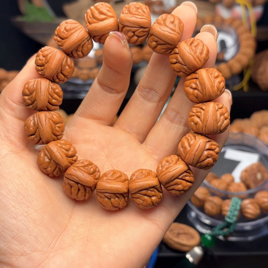 桃核吊坠野生荔枝纹1.8尺寸