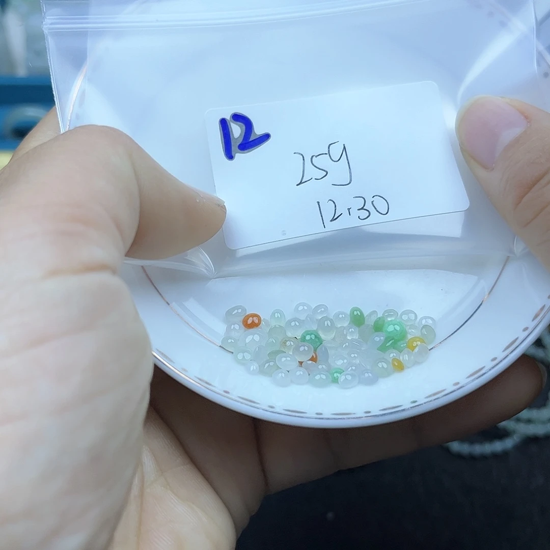 翡翠未镶嵌颈饰不退