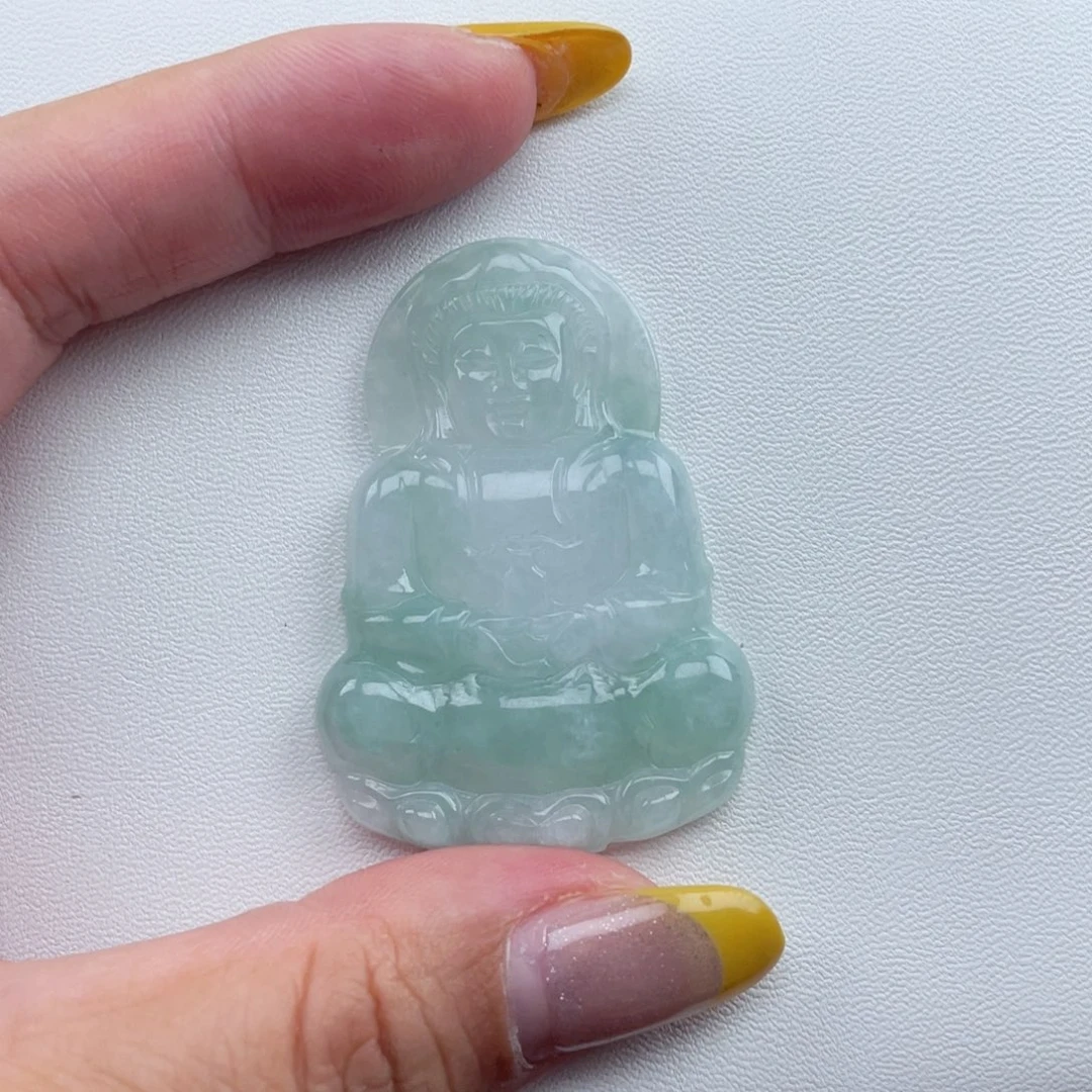 翡翠未镶嵌颈饰驾****四