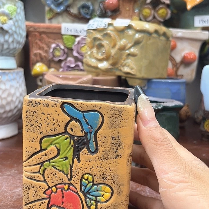 红陶粗陶多肉花盆