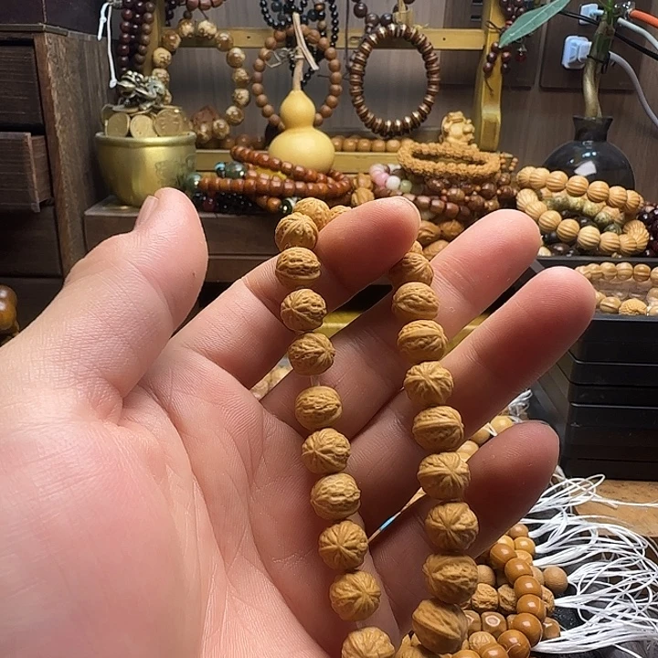 旋***马猴头核桃手串正三