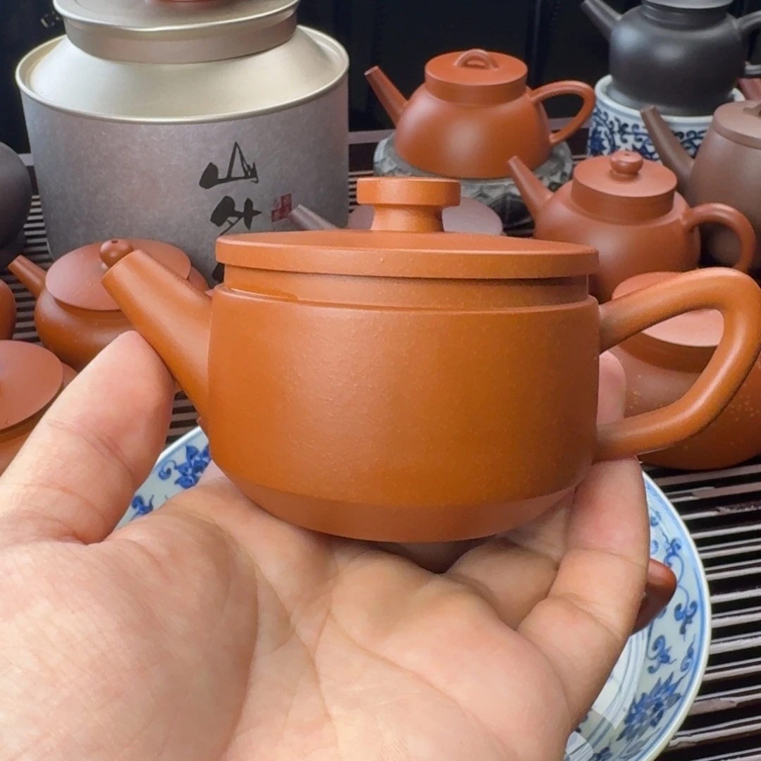 我***肝茶壶紫砂中瑕简十三