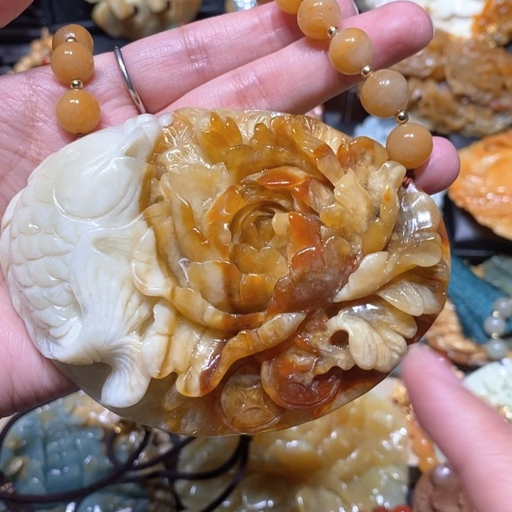 岫玉毛衣链未镶嵌