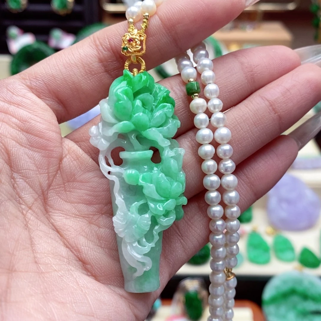 颈饰未镶嵌翡翠翡翠吊坠