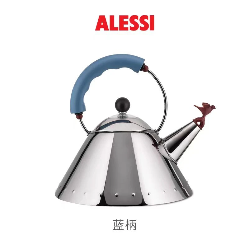 意大利ALESSI 小鸟鸣水壶家用304不锈钢大容量磁感应鸣水壶 2L