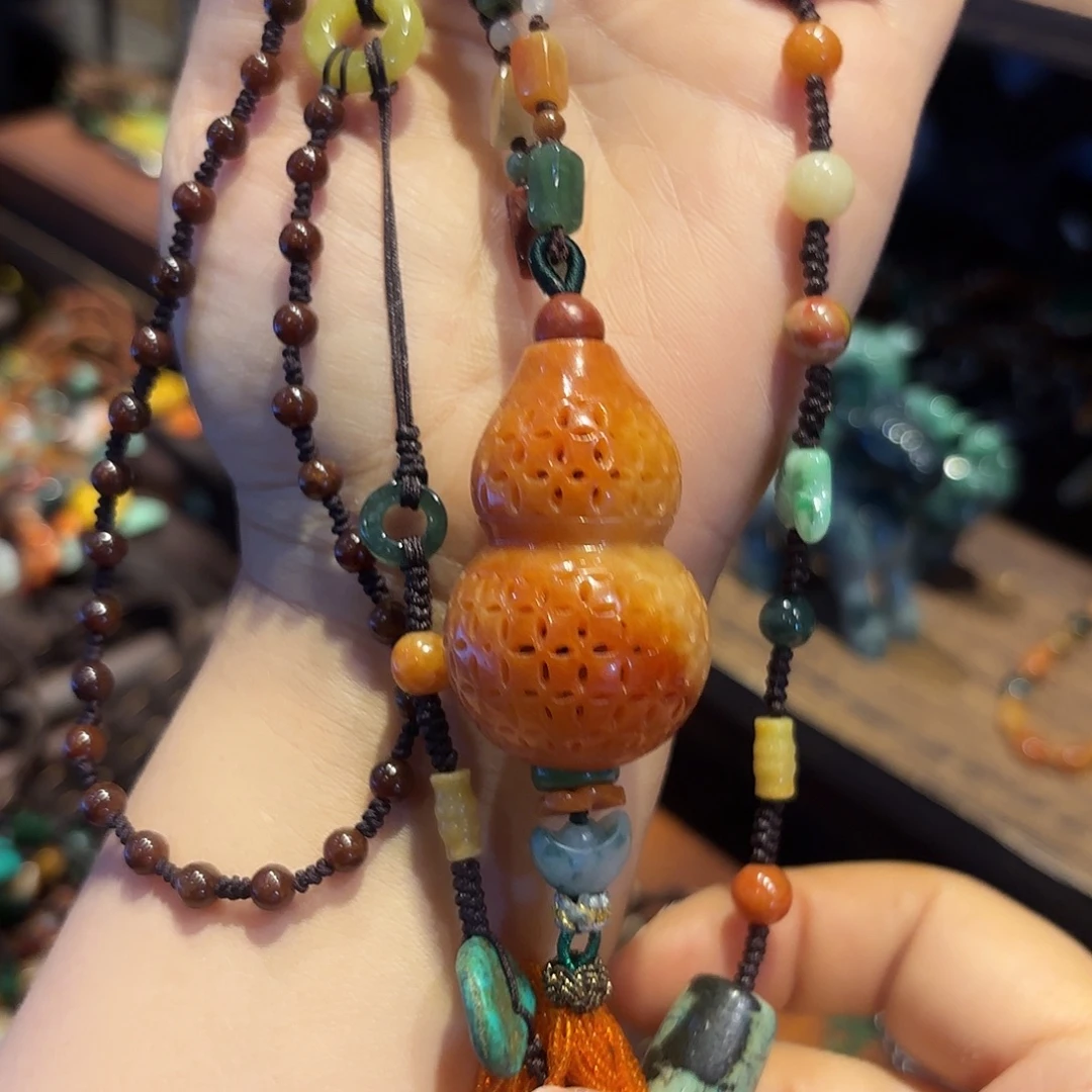 翡翠未镶嵌颈饰原创