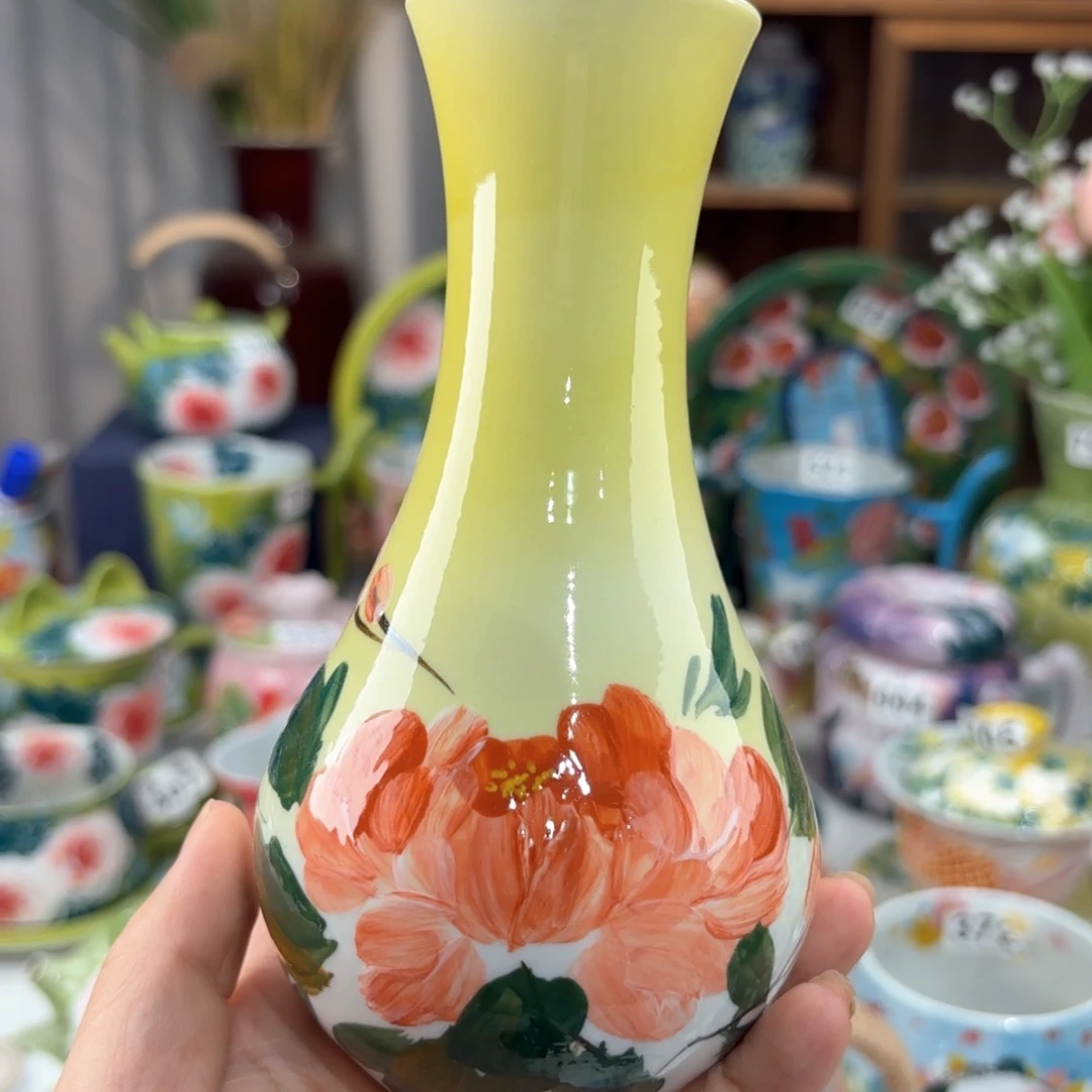 景德镇手绘高温釉下彩陶瓷茶具