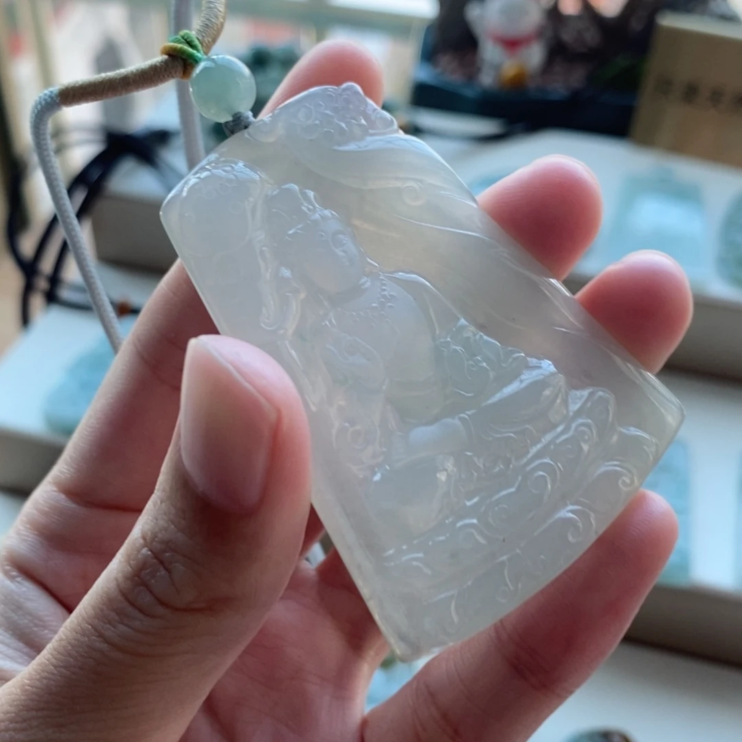 【闪购商品】颈饰未镶嵌翡翠天然缅甸A货翡翠