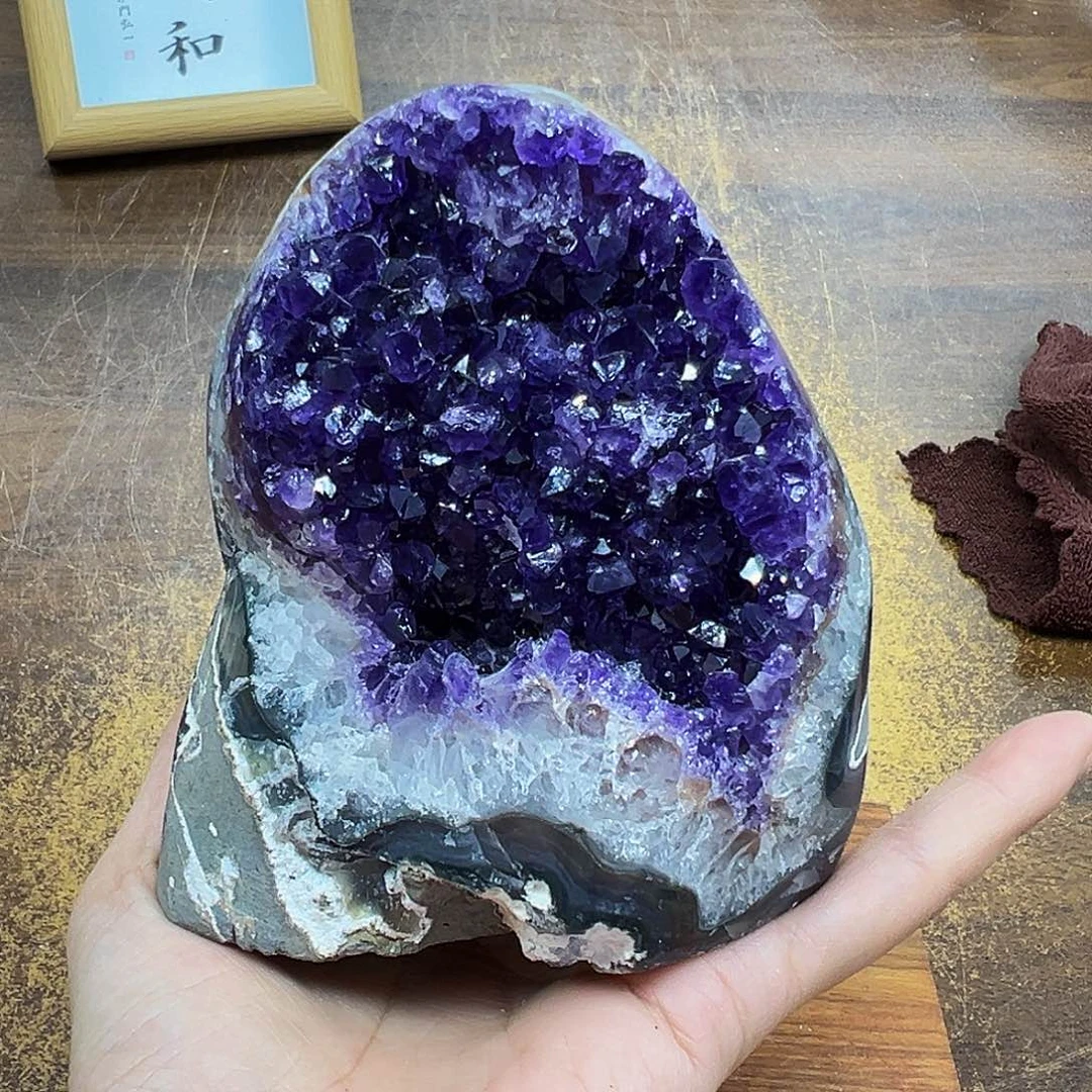 紫晶摆件未镶嵌晶体