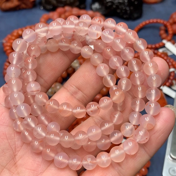 未镶嵌手串南红玛瑙7+m m