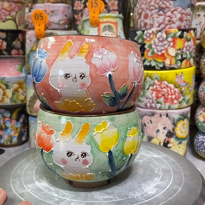 景德镇艺术手绘作品