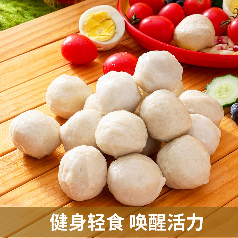 仲夏夜即食鸡胸肉丸60g*12包高蛋白低脂肪鸡肉丸健身代餐开袋即食